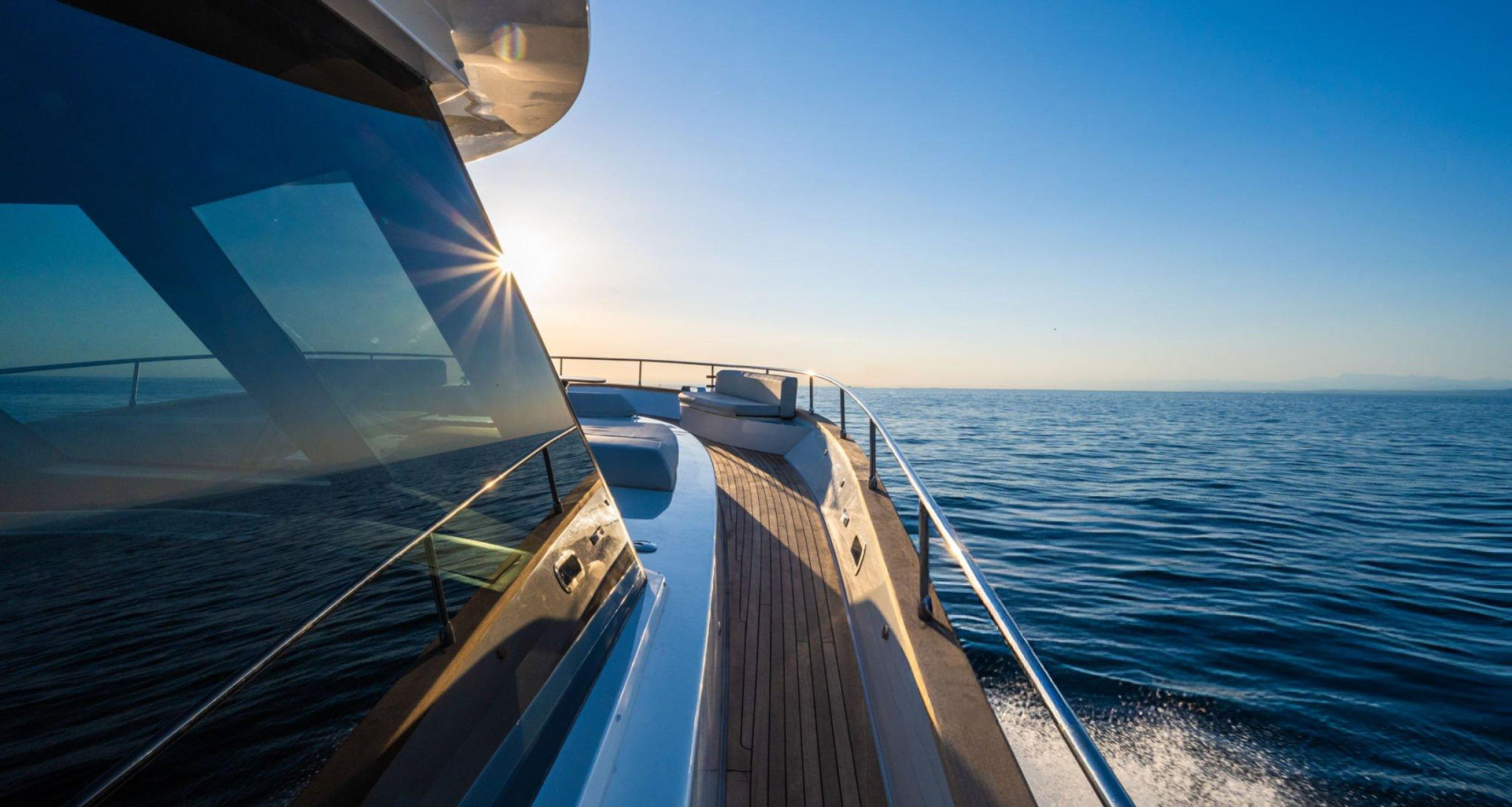 luxury yacht in the sea